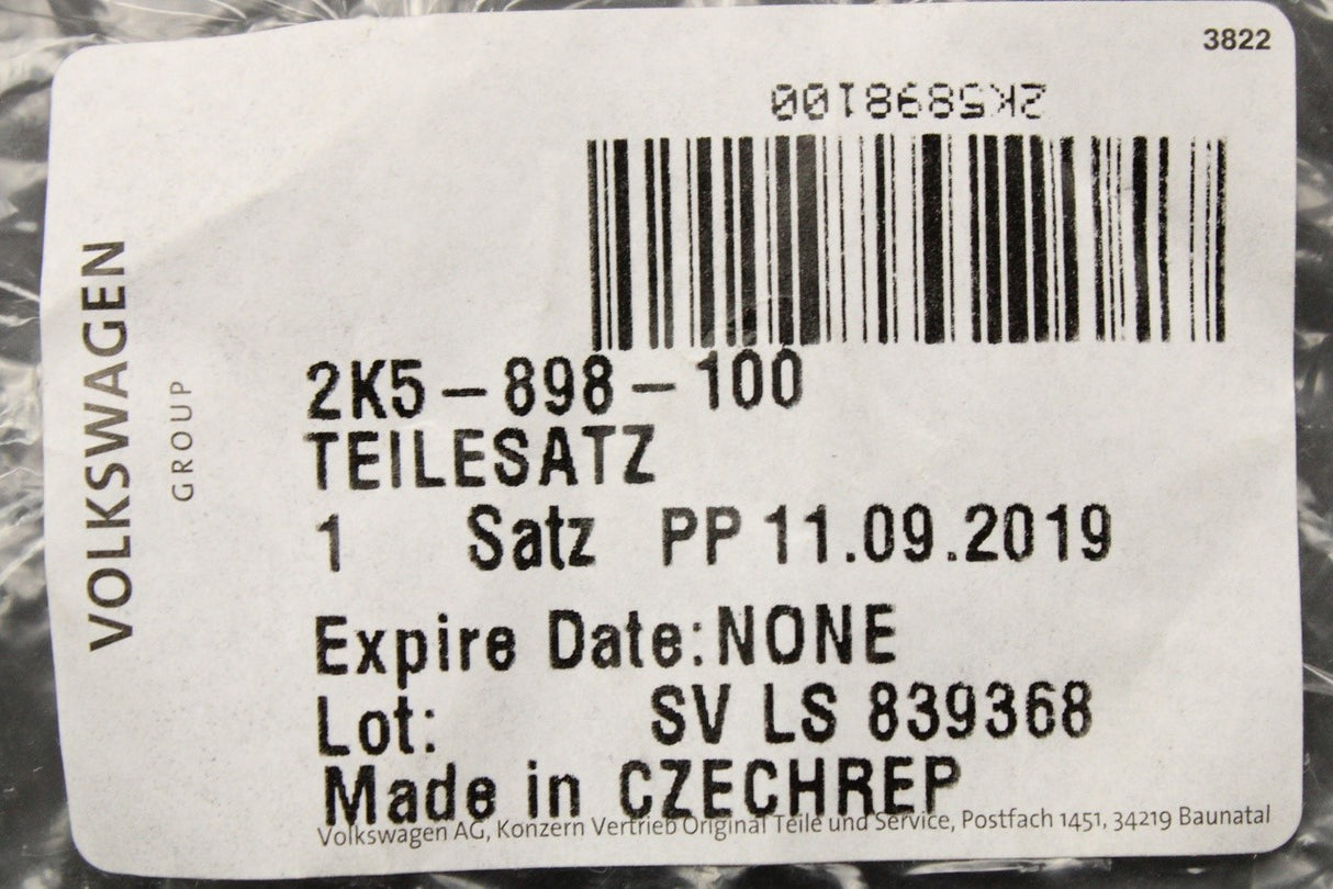 VW Caddy 2009-on seat release repair kit (rear right) 2K5898100