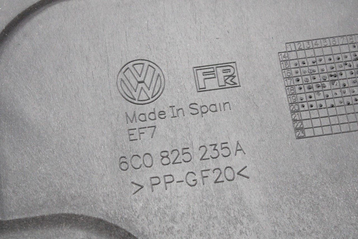 VW Polo 6C Audi A1 Fabia Ibiza petrol engine noise undertray 6C0825235A