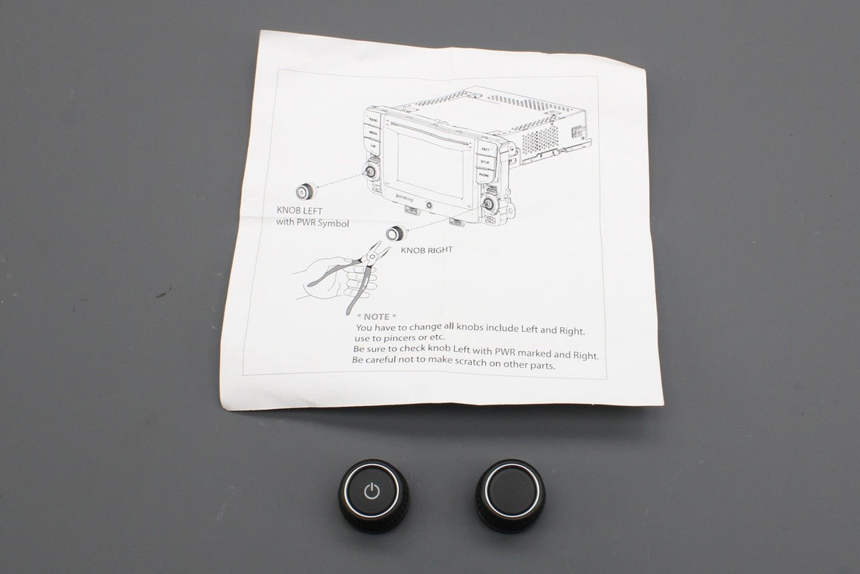 VW Polo 6C 2015-2017 head unit control knobs 6C0998922