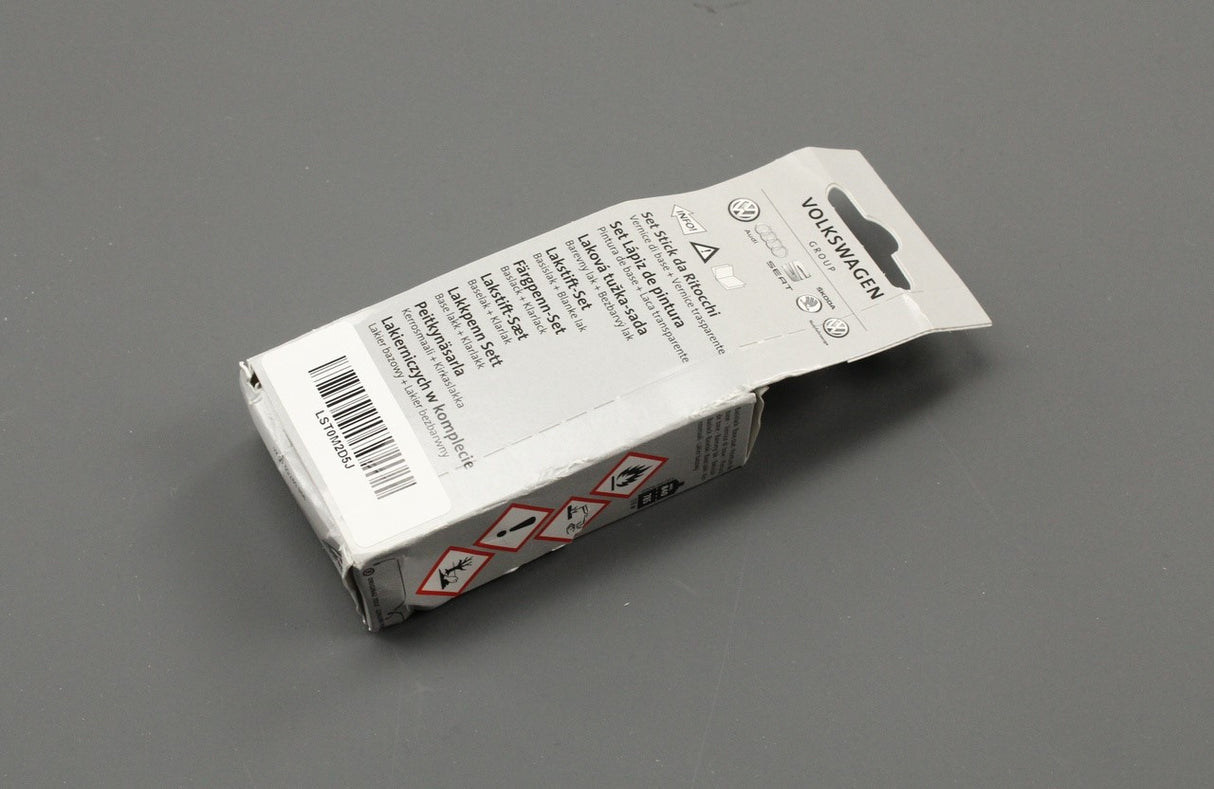 VW touch up paint & lacquer set 2x 9ml caribbean blue (LD5J) LST0M2D5J