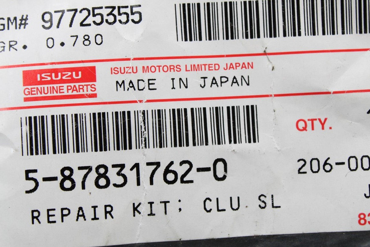 Isuzu clutch slave cylinder repair kit 5-87831762-0