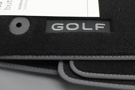 VW Golf MK8 front & rear premium carpet mats (non-hybrid) 5H2061270 WGK