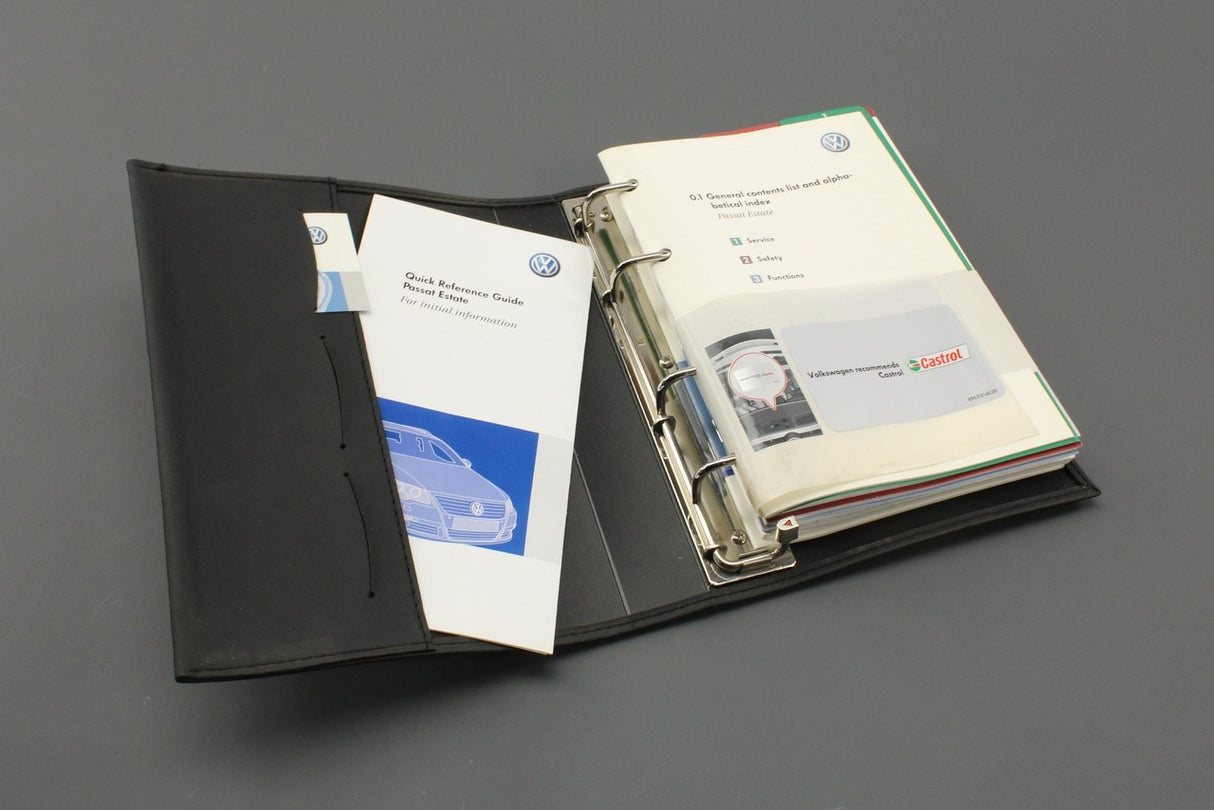 VW Passat Estate B6 2006-11 owners manual handbook folder 262557LV620
