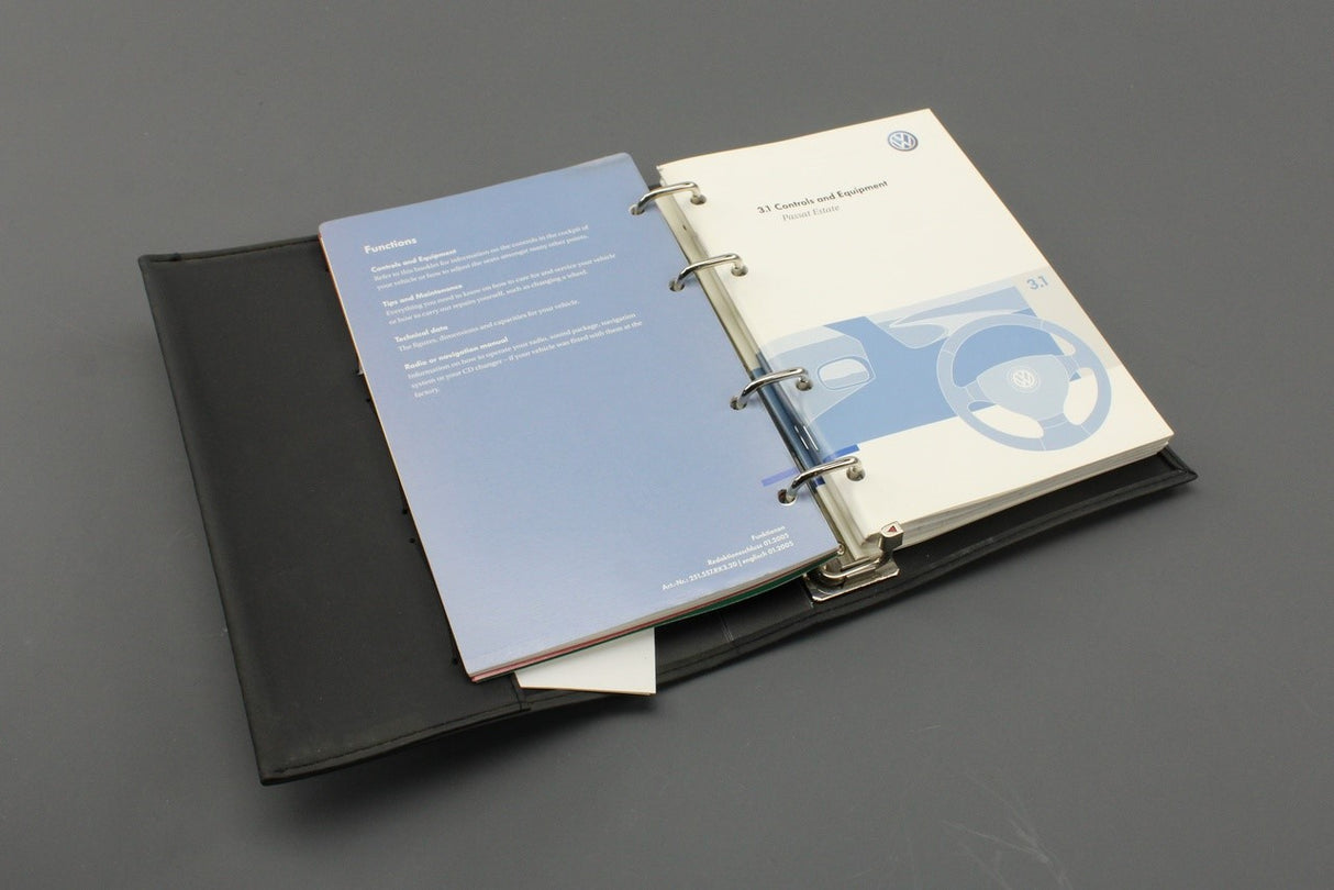 VW Passat Estate B6 2006-11 owners manual handbook folder 262557LV620