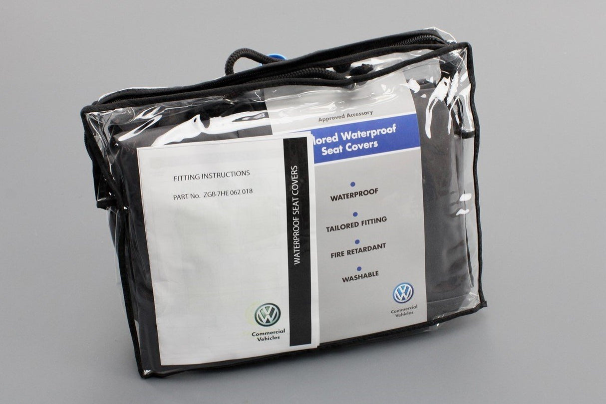 VW Transporter T6 16-19 Kombi rear triple bench seat covers ZGB7HE062018