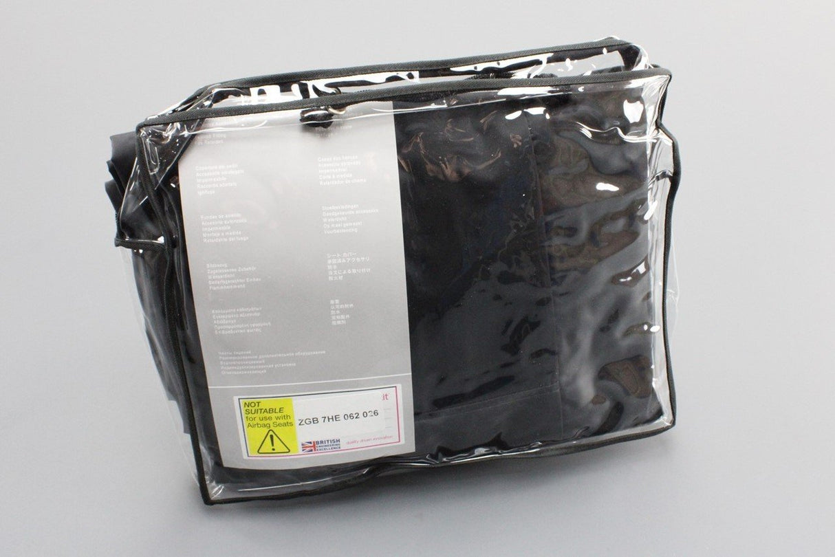 VW Transporter T6 T6.1 Kombi rear double seat covers black ZGB7HE062026