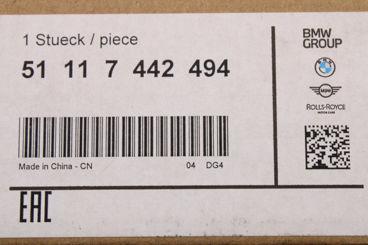 BMW X3 G01 2016-21 lower front bumper chrome trim (right) 51117442494