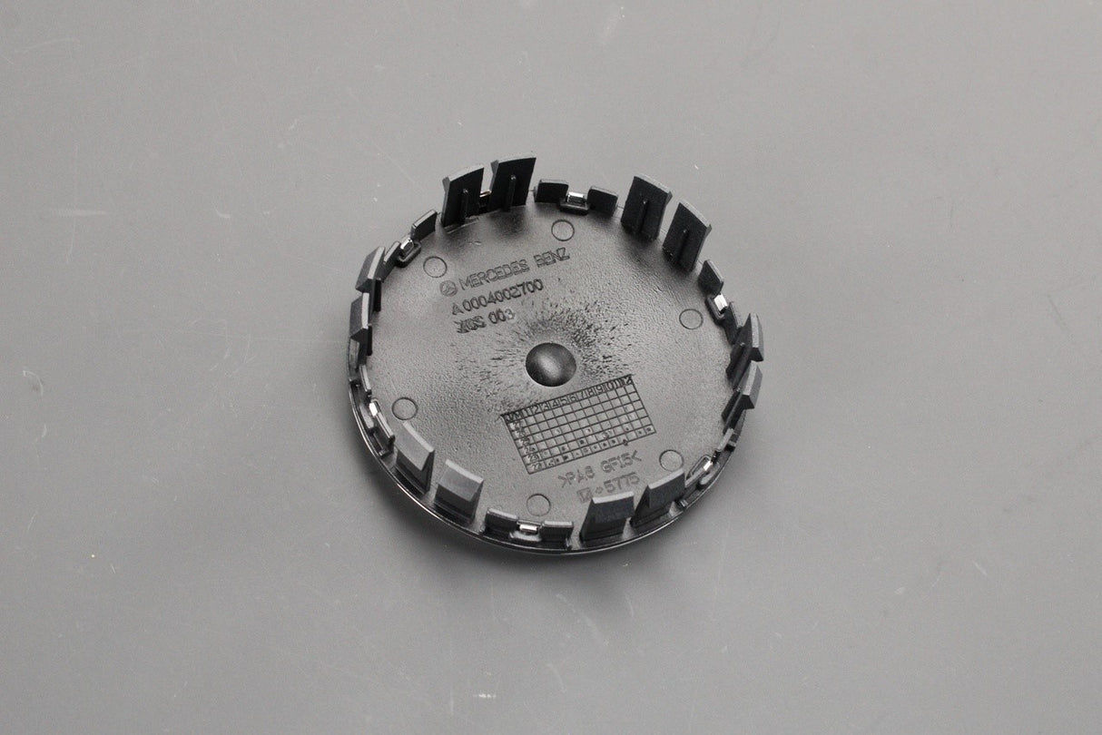Mercedes-Benz alloy wheel centre cap (x1) grey A00040027007519