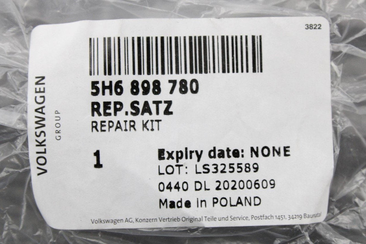 VW Golf MK8 2020-Onward Parcel shelf repair set kit 5H6898780