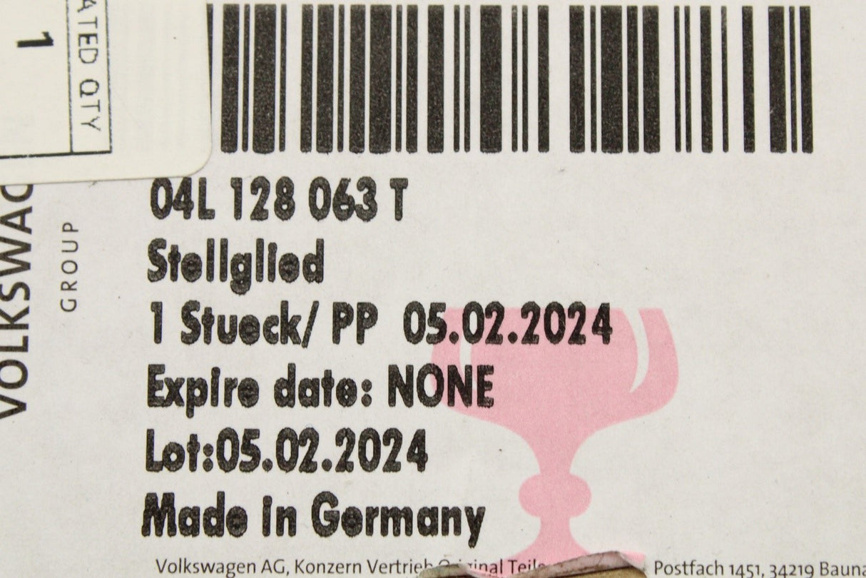 VW Golf Audi Skoda SEAT 2013-on throttle body (1.6 & 2.0 TDI) 04L128063T