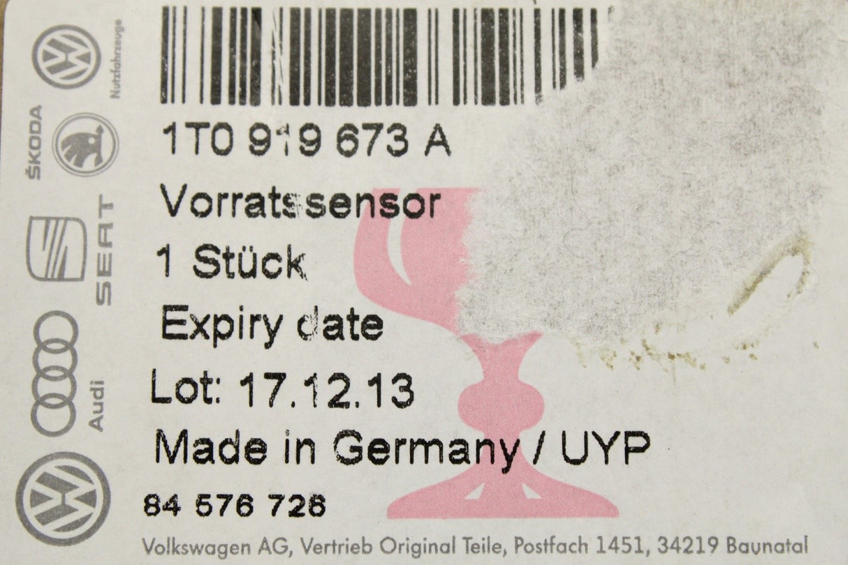 VW Touran 2003-2008 fuel gauge sender 1T0919673A