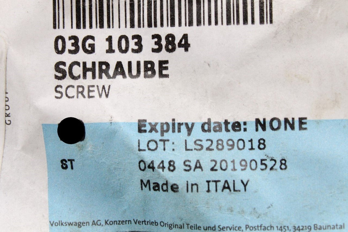 VW Audi Skoda SEAT cylinder head bolt 2.0 TDI M12x149mm (x1) 03G103384