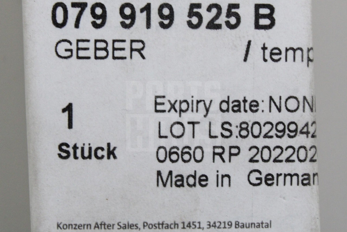 VW Audi Skoda SEAT CUPRA coolant temperature sensor 079919525B
