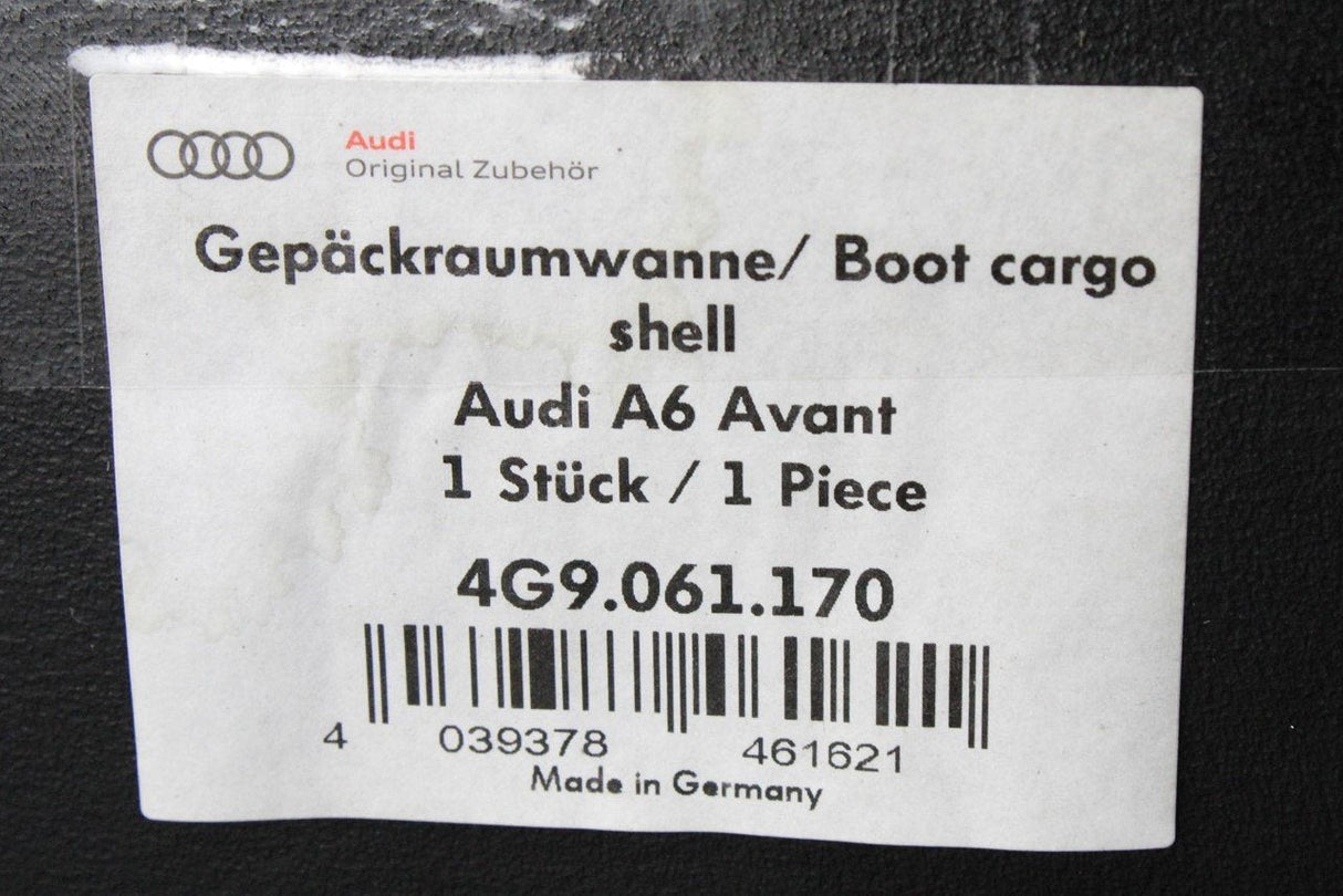 Audi A6 S6 RS6 Avant 2011-18 boot compartment liner (estate) 4G9061170