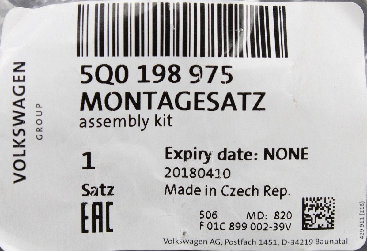 VW Audi Skoda SEAT Repair kit for AdBlue supply module 5Q0198975