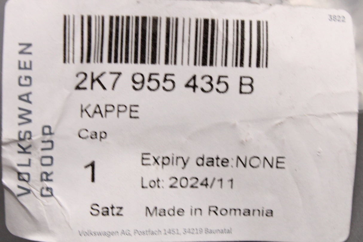 VW Caddy 2021-on rear wiper arm cover cap 2K7955435B