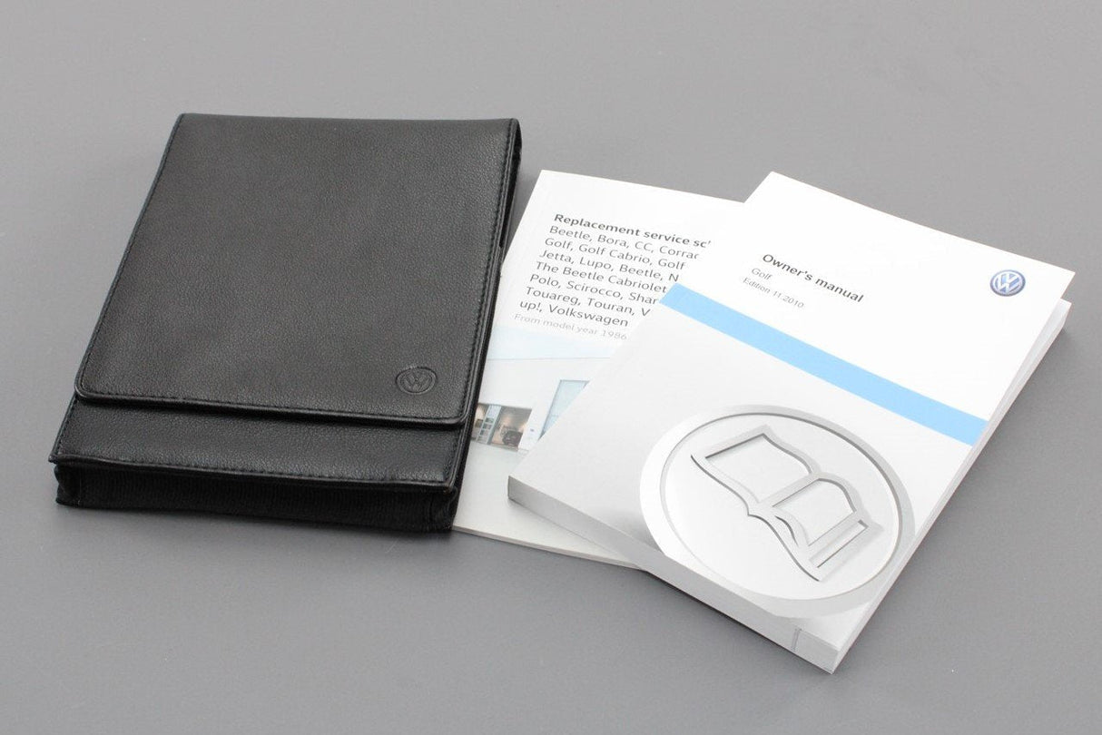 VW Golf MK6 2009-2013 owners manual handbook with wallet 113557G6L20