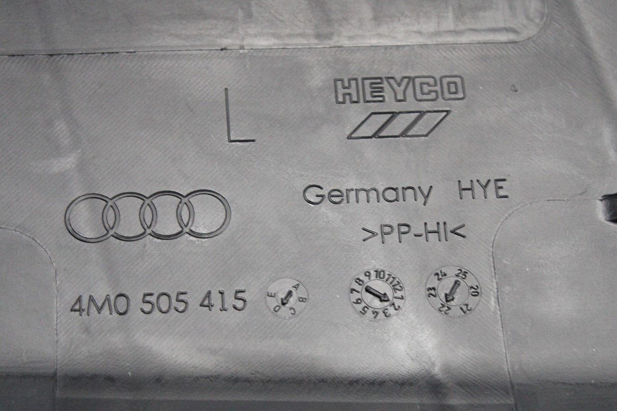 VW Touareg Audi RSQ8 lower suspension stone chip guard (left) 4M0505415D