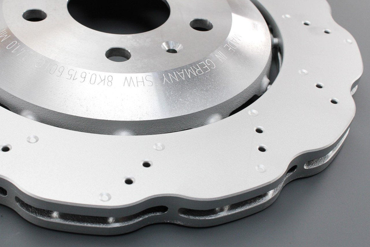 Audi RS4 B8 2013-2016 330mm wavy brake discs x2 (rear) 8K0615601G