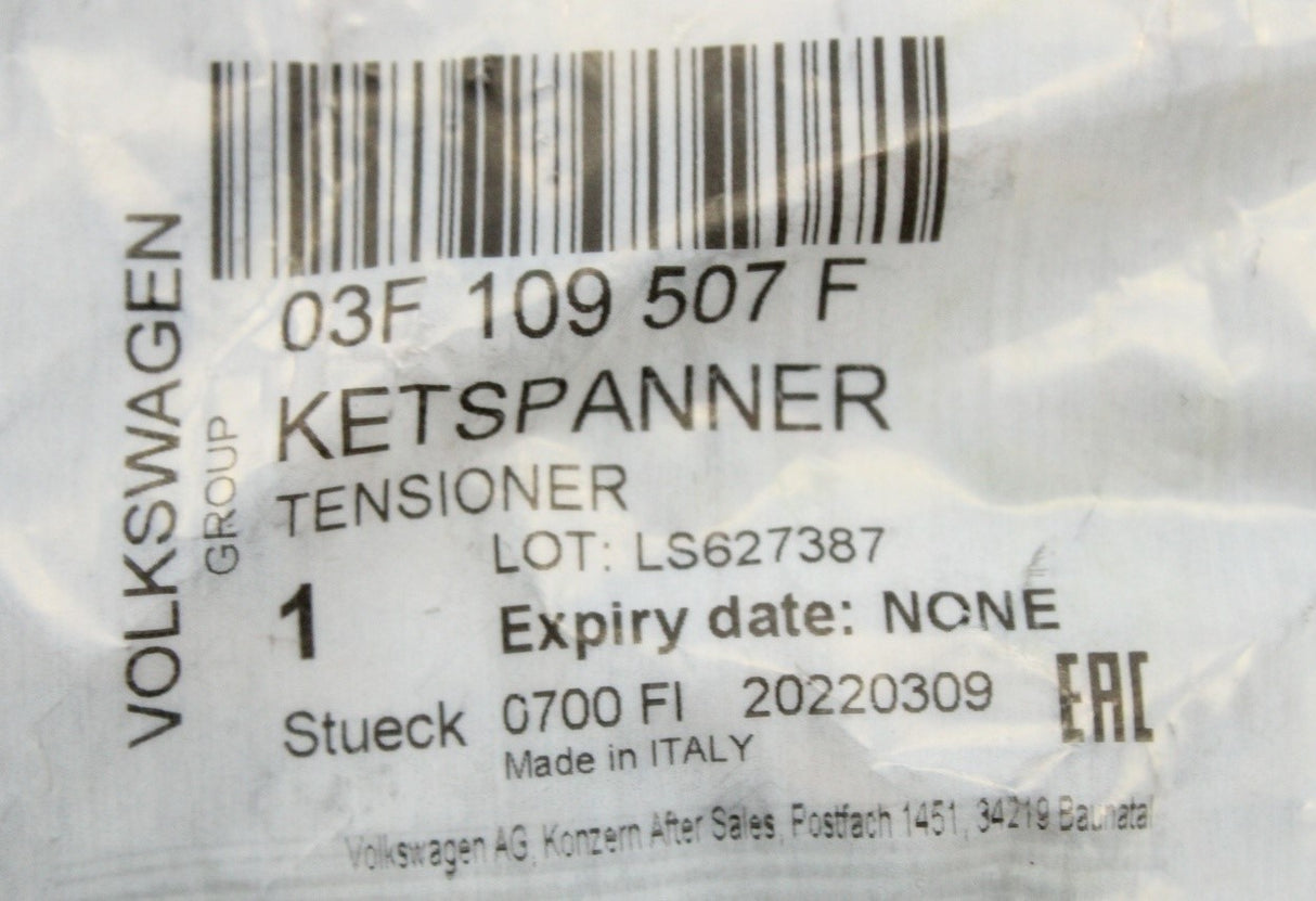 VW Audi A1 Skoda SEAT 08-18 timing chain tensioner (1.2 TSI) 03F109507F