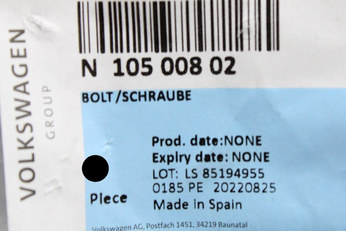 VW Audi Skoda SEAT hex head bolt M14x1.5x90mm (x1) N10500802