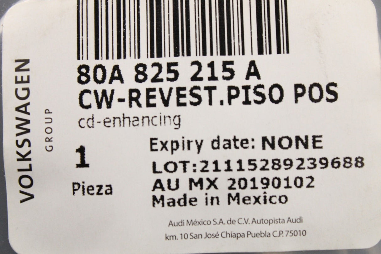 Audi Q5 2017-on rear underbody trim (left) 80A825215A