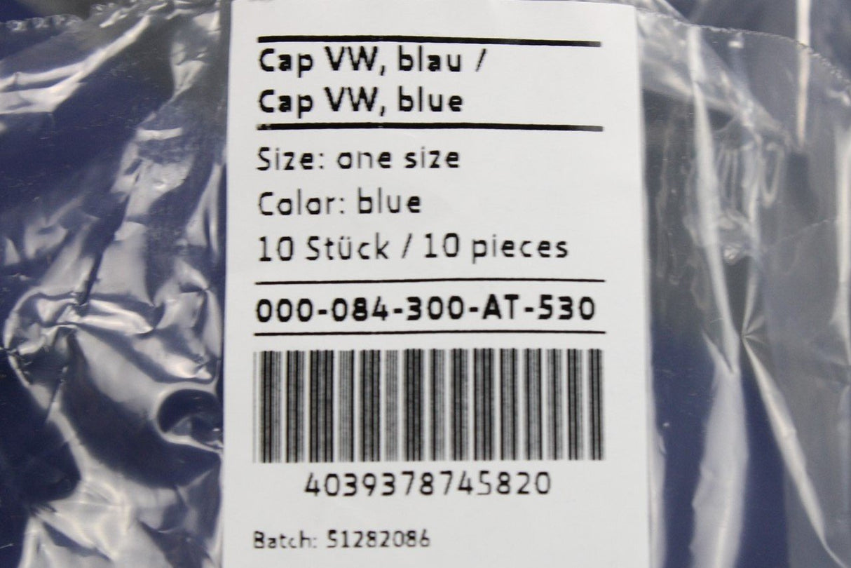 VW logo cap blue/white (one size) 000084300AT 530