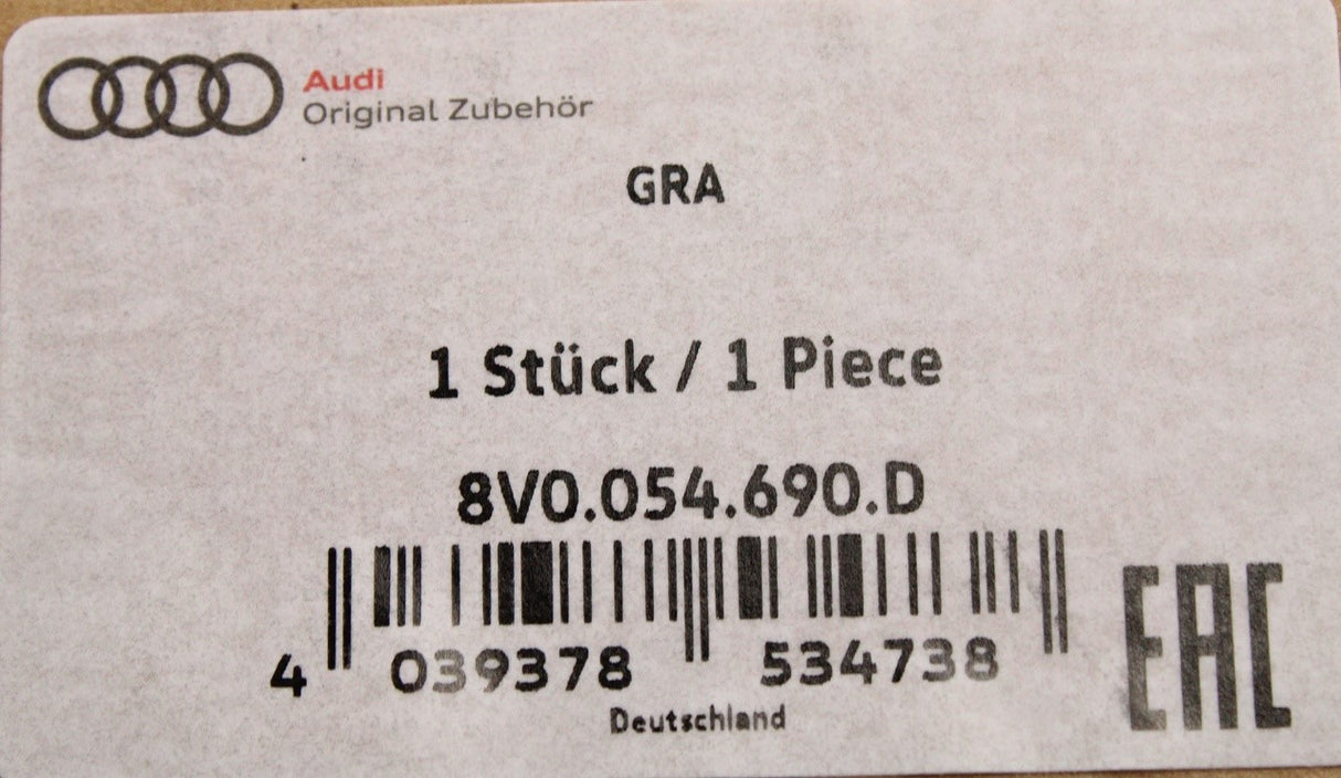 Audi A3 S3 8V 2013-2020 retro-fit cruise control system 8V0054690D