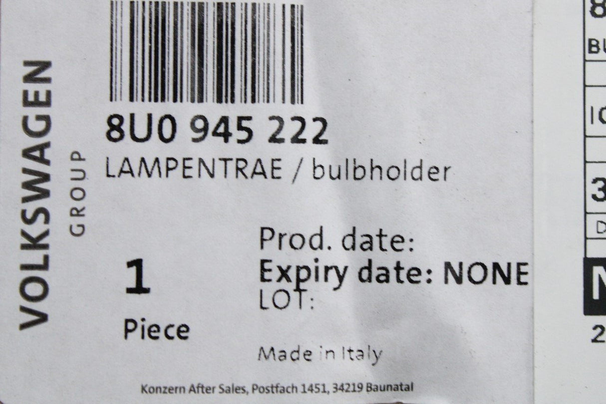 Audi Q3 2012-2018 rear bulb holder carrier (right) 8U0945222