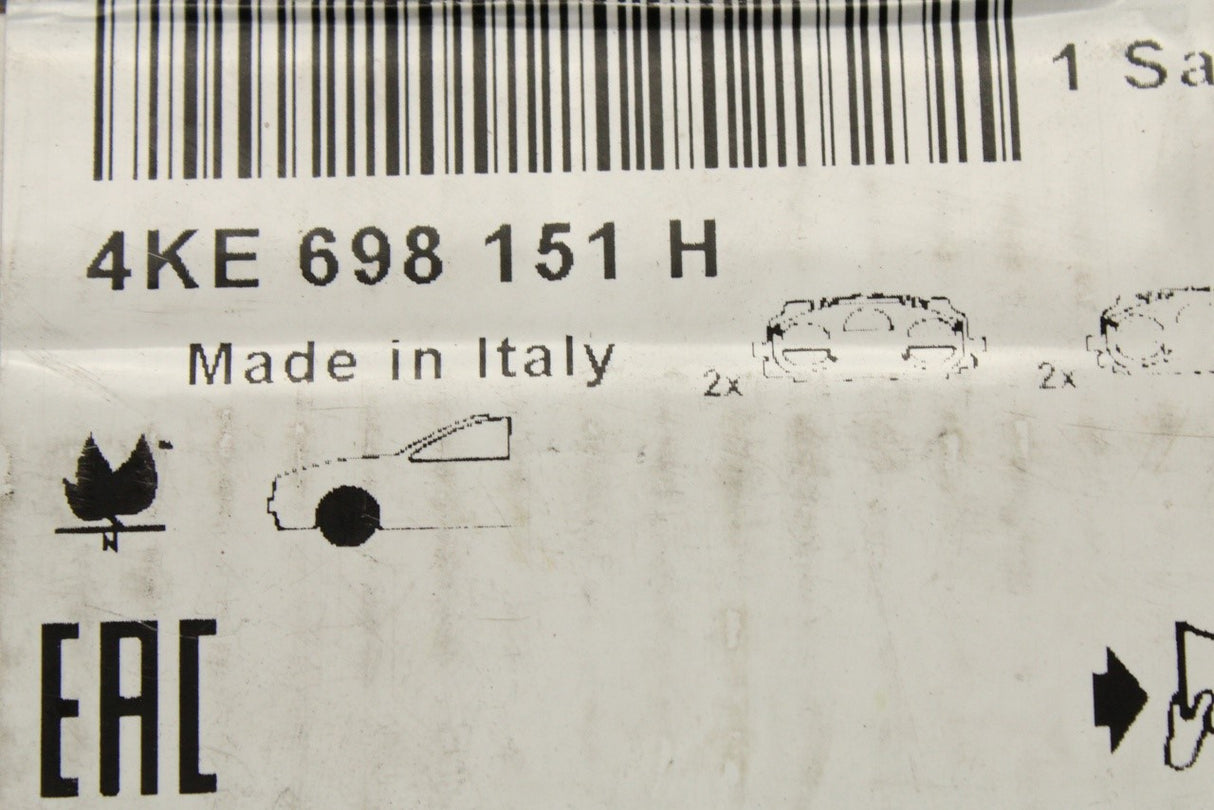 Audi e-Tron 2019-on brake pads (front) 4KE698151H