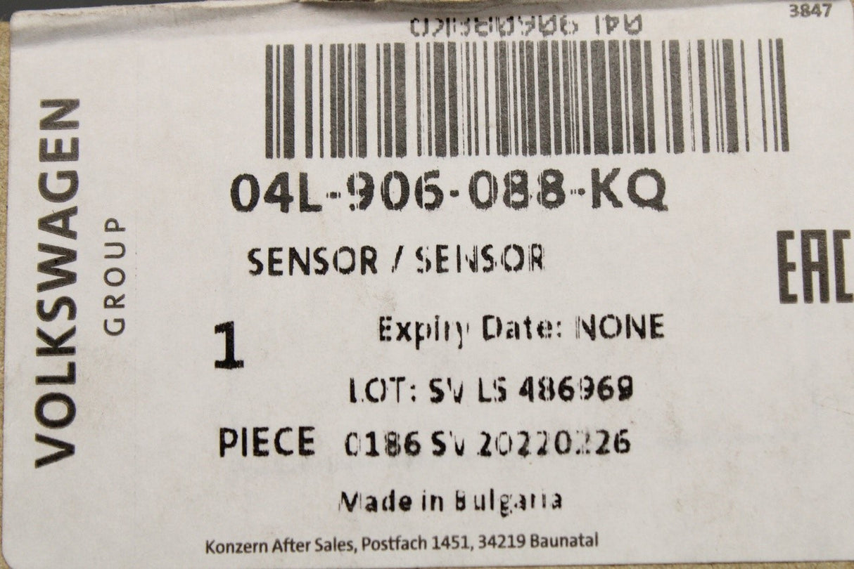 VW Transporter T6.1 exhaust gas temperature senor (2.0 TDI) 04L906088KQ
