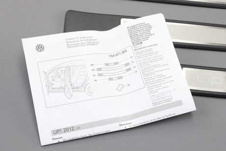 VW Up! 2012-on front & rear door sill protectors set (5 door) 1S4071303