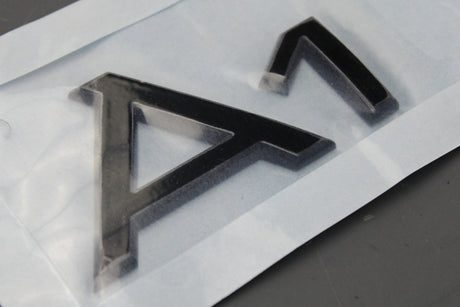 Audi A1 2019-on rear boot lid lettering badge (black) 82A071803