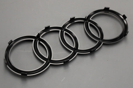 Audi A1 A6 A7 RS6 RS7 2019-on black Audi rings emblem (front) 82A071801