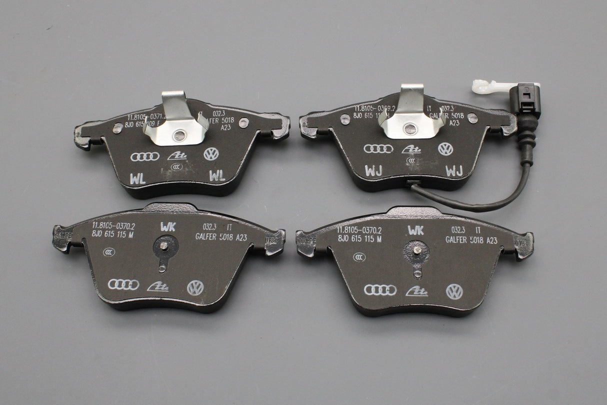 VW Golf MK6 Audi A3 8P TT SEAT Leon 1P brake pads (front) 8J0698151N