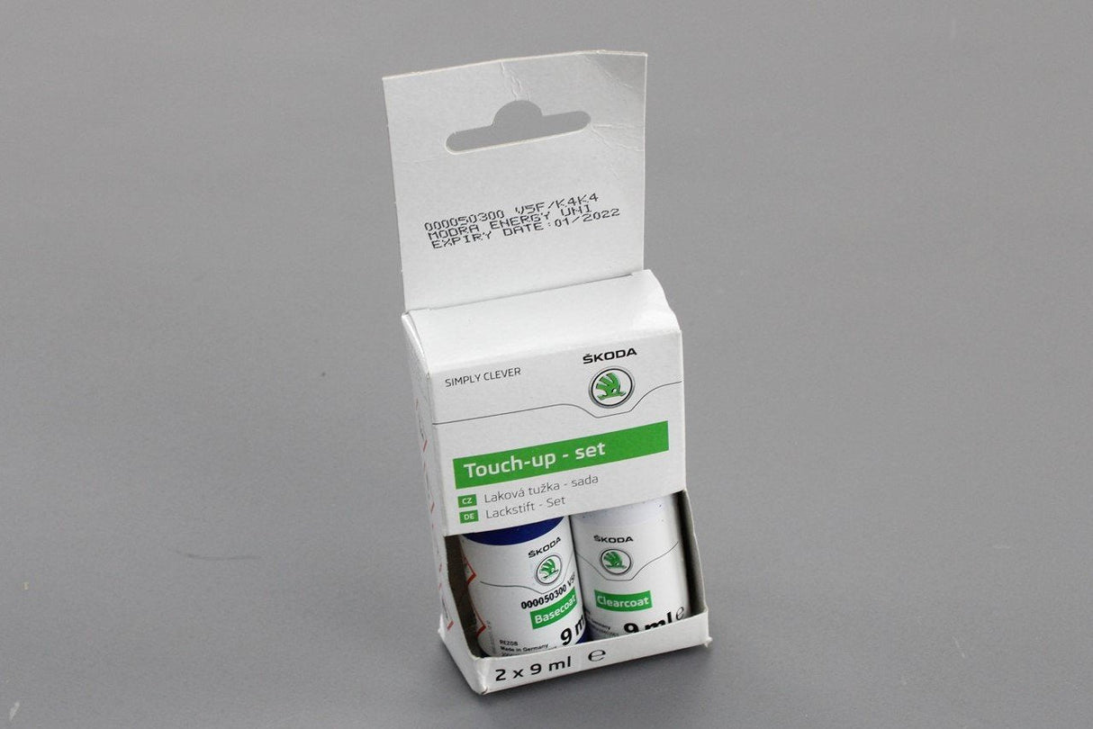 Skoda touch up paint set (energy blue) 000050300 V5F