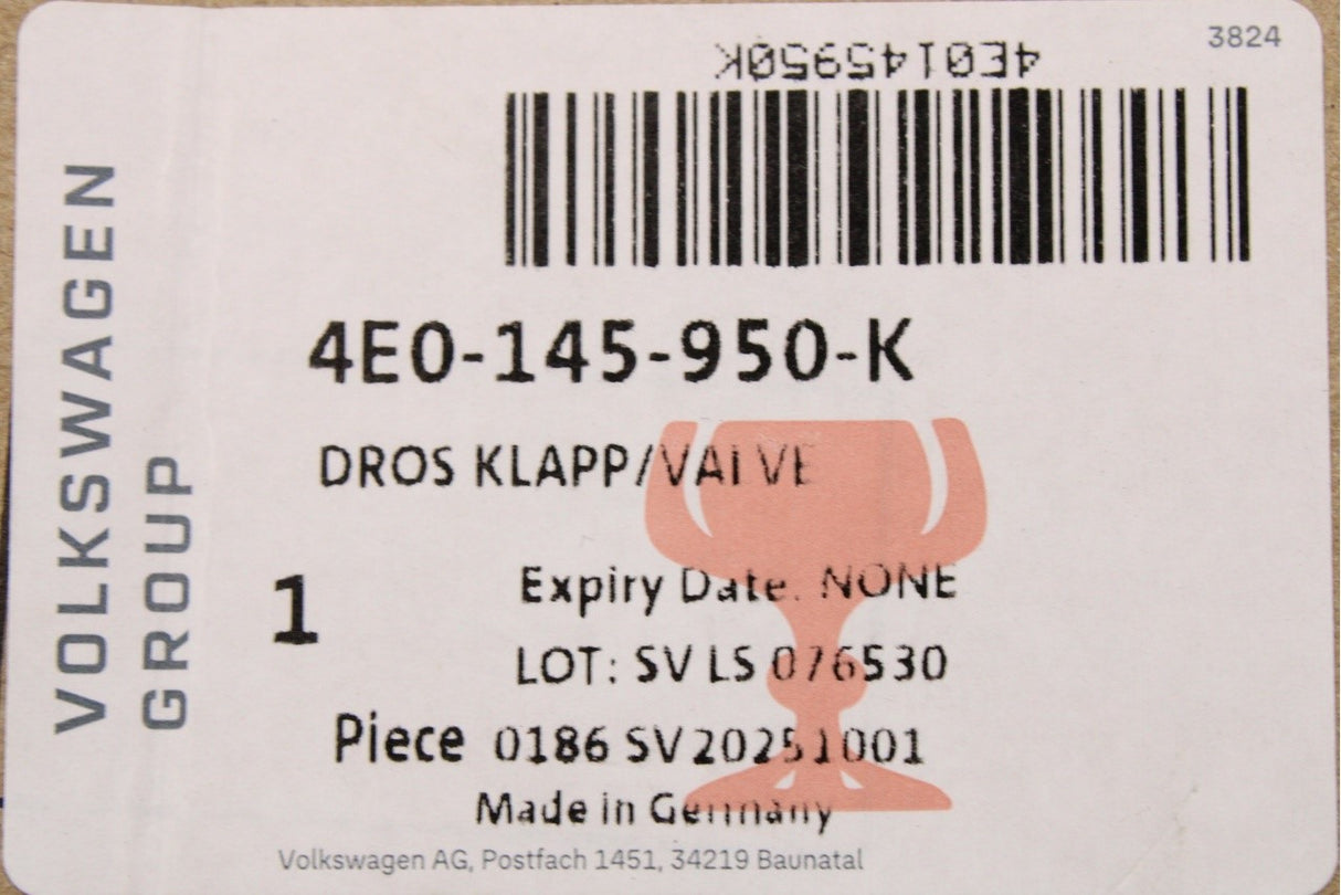 VW Touareg Audi A4 A5 A8 Q7 03-16 2.7 3.0 TDI throttle valve 4E0145950K