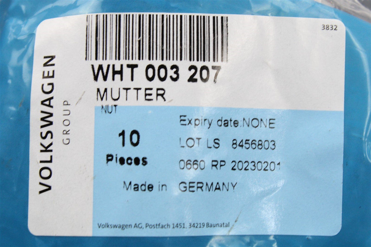 VW Audi Skoda SEAT hexagon plastic collar nut (x1) WHT003207