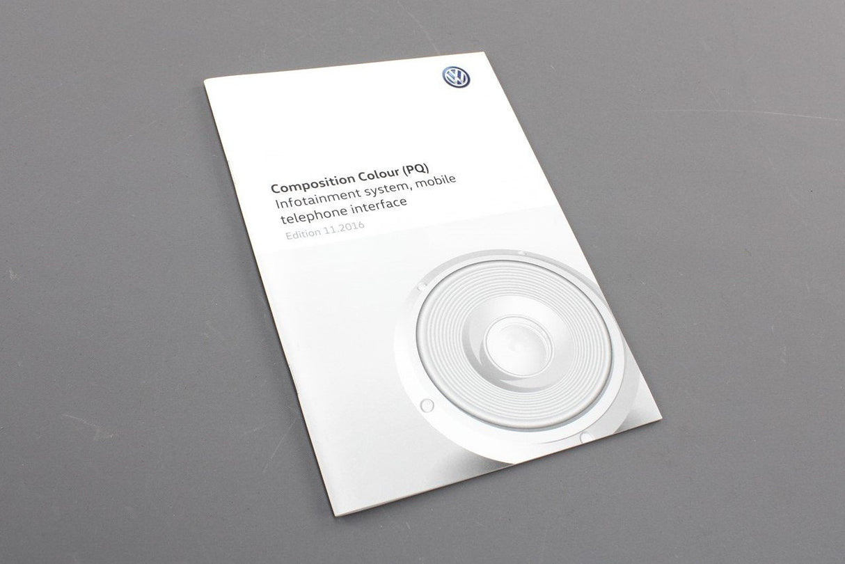 VW Infotainment system Composition Colour (PQ) manual 5K7012720CD