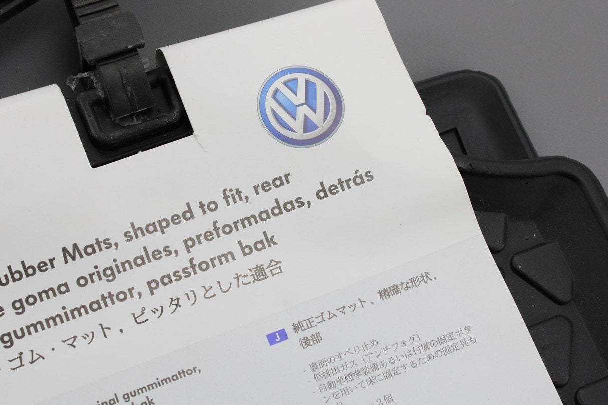 VW Beetle 2012-2019 rubber all weather floor mats (rear) 5C0061511 041