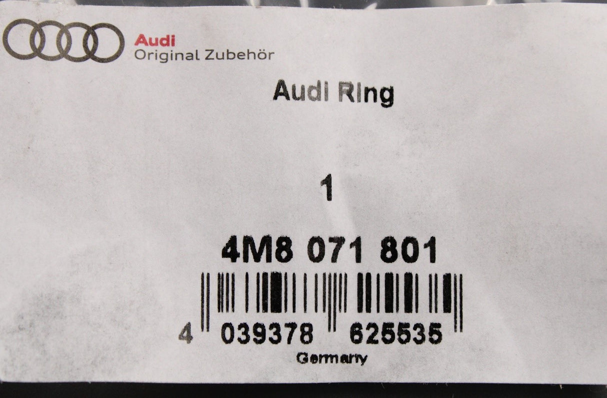 Audi A8 S8 Q2 Q8 RSQ8 2018-on Audi rings logo emblem (front) 4M8071801