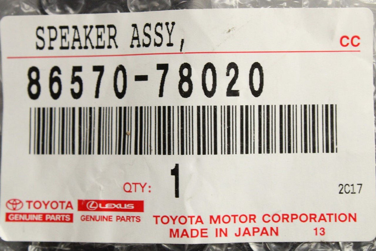 Lexus NX200T NX300H 2014-21 vehicle approaching speaker 86570-78020