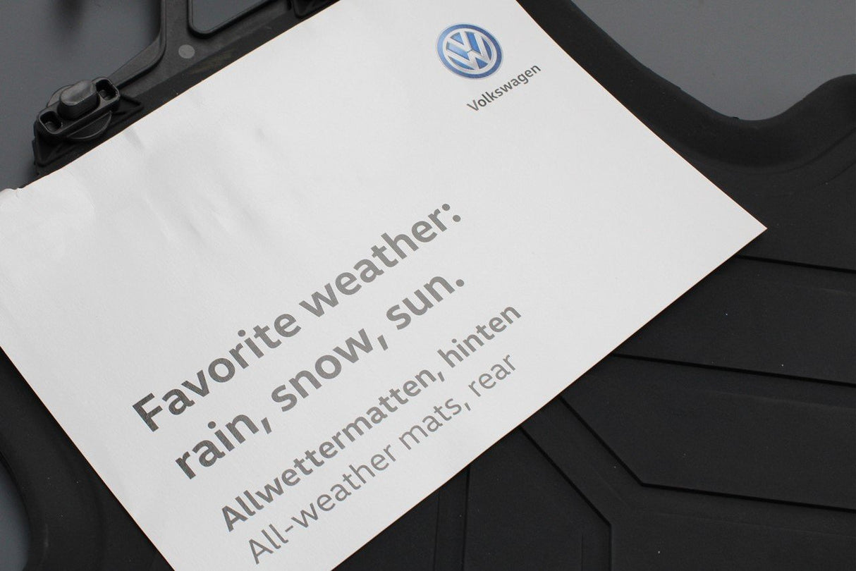 VW T-Roc Cabriolet 2020-on all weather floor mats (rear) 2GC061512 82V