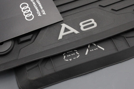 Audi A8 S8 front all weather rubber floor mats (RHD) 4N2061501 041