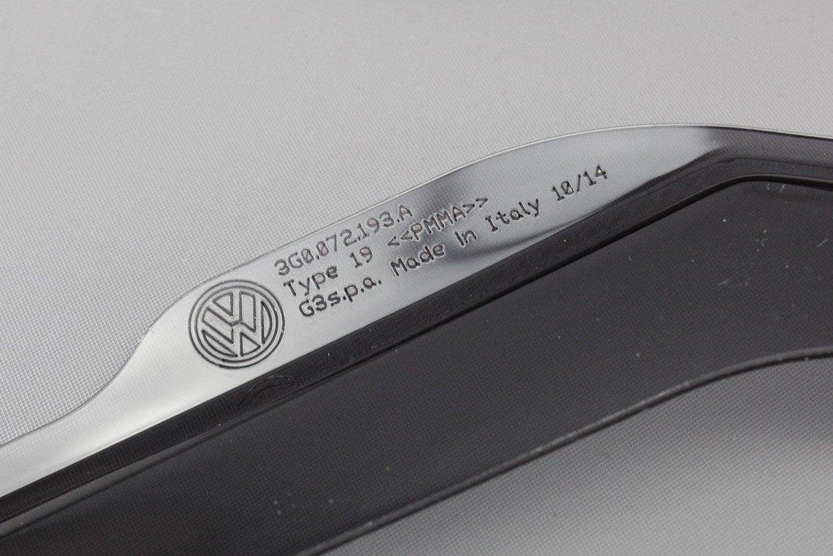VW Passat B8 2015-20 front door window wind deflectors 3G0072193A