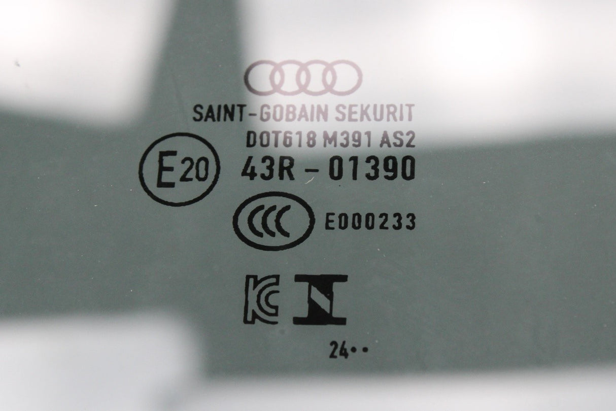 Audi A3 S3 8Y 2020-on front door side window (left) 8Y0845201A