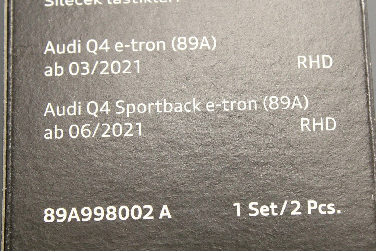 Audi Q4 e-Tron 2021-on aerodynamic wiper blades (front) 89A998002A