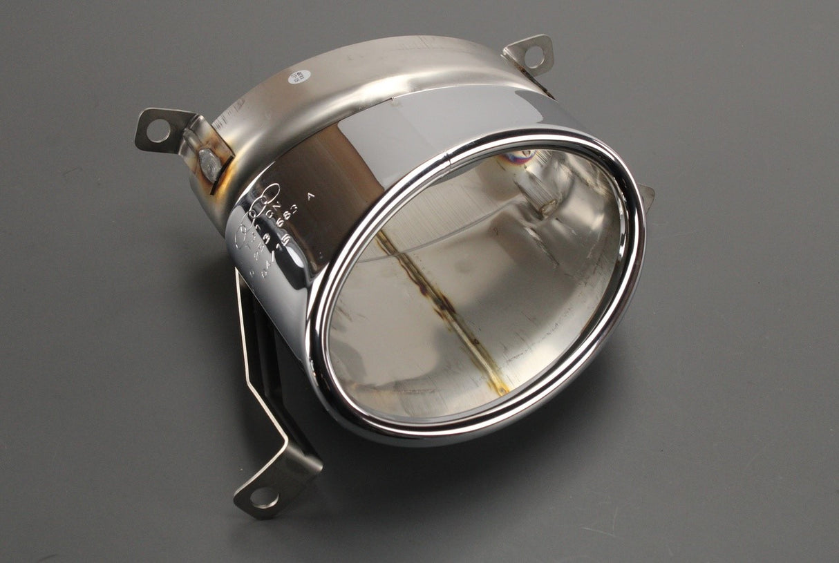 Audi Q7 07-15 6.0 V12 TDI exhaust tail pipe chrome trim left 4L0253683A