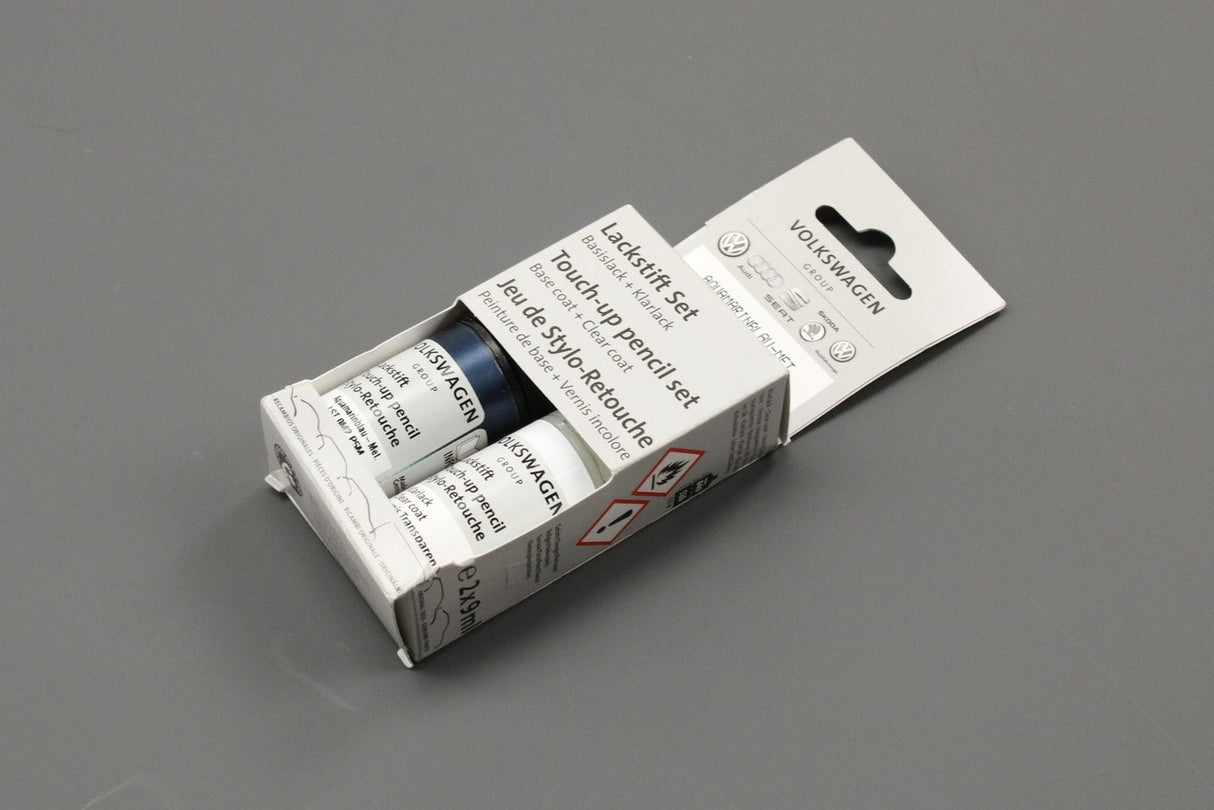 VW Touch up paint set Aquamarine Blue Metallic x2 9ml LST0M2P5M