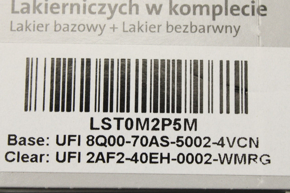 VW Touch up paint set Aquamarine Blue Metallic x2 9ml LST0M2P5M